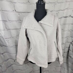 LULULEMON Show Me The Sherpa Jacket Women Size 6‎ Wool Blend Casual Athleisure